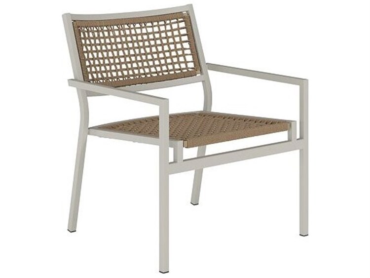 Tropitone Cabana Club Rope Aluminum Stackable Outdoor Lounge Chair