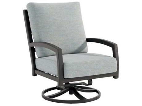 Tropitone Muirlands Cushion Aluminum Swivel Glider Lounge Chair