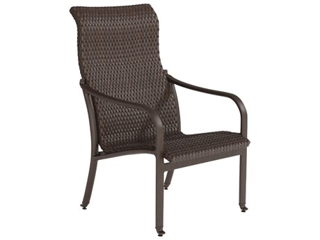 Tropitone Andover Woven High Back Dining Arm Chair