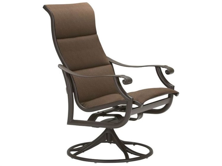 high back swivel glider