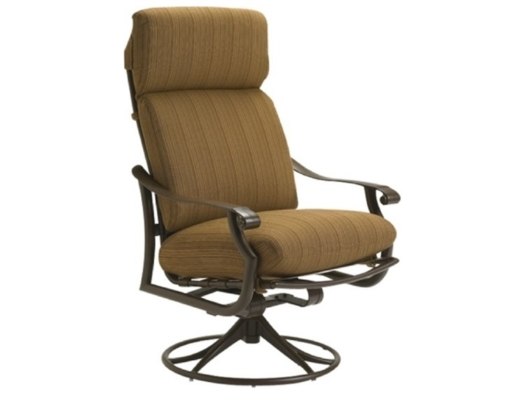 Tropitone Montreux High Back Swivel Rocker Lounge Chair Replacement Cushions