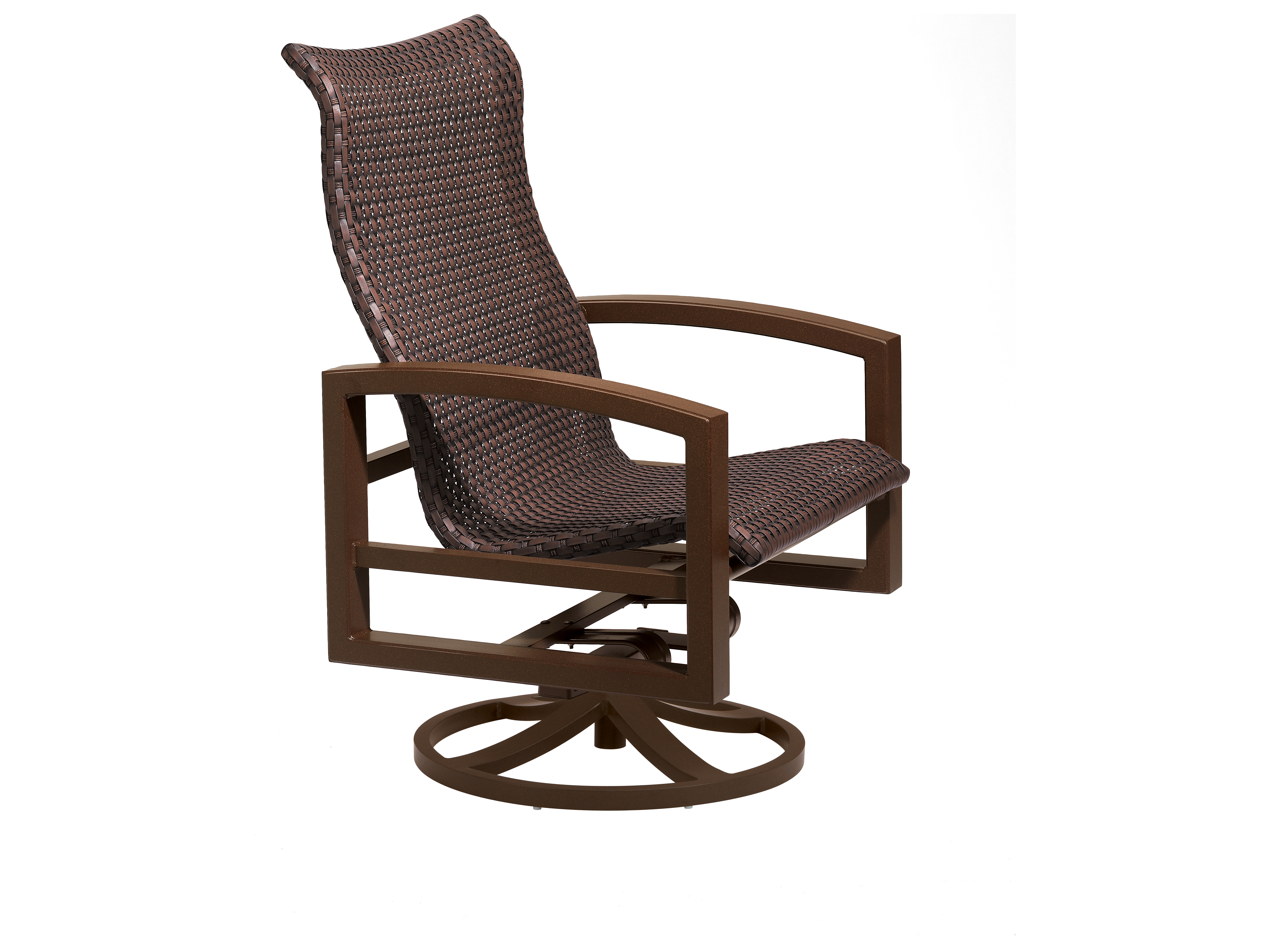 Tropitone Lakeside Woven Swivel Rocker Lounge Chair ...