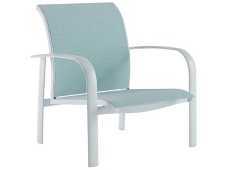 Tropitone Laguna Beach Relaxed Sling Aluminum Stackable Spa Lounge Chair