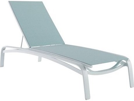Tropitone Laguna Beach Relaxed Sling Aluminum Stackable Chaise Lounge