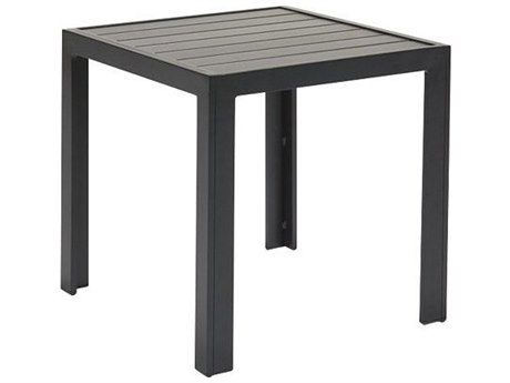Tropitone Aluminum Slat 23'' Square End Table