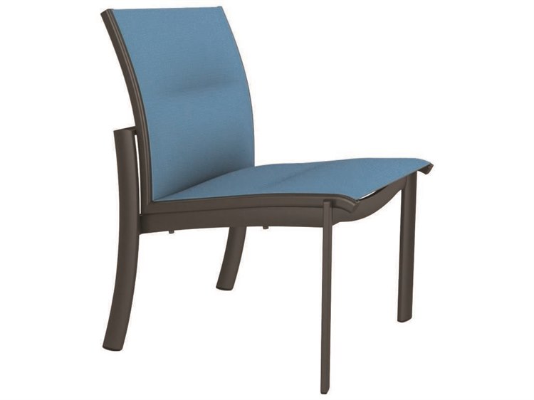 Tropitone Kor Padded Sling Aluminum Dining Side Chair