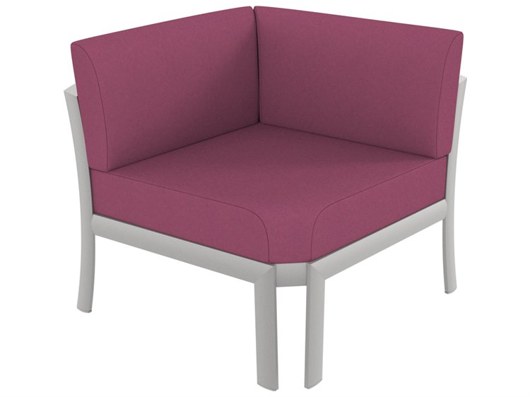 Tropitone Kor Cushion Aluminum Square Corner Lounge Chair