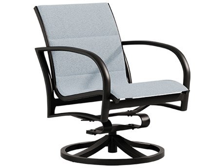 Tropitone Ronde Padded Sling Aluminum Dining Chair