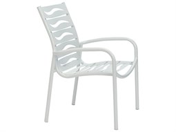 Tropitone Millennia Wave Segment Aluminum Stackable Dining Chair