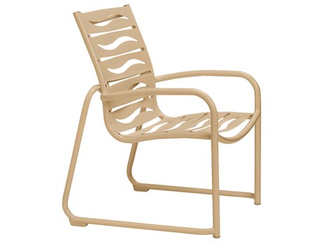Tropitone Millennia Wave Segment Aluminum Stackable Dining Chair