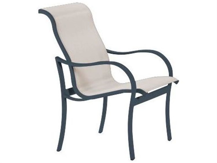 Tropitone Shoreline Sling Aluminum Dining Arm Chair