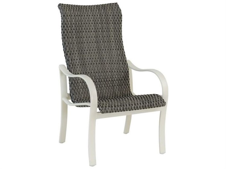 Tropitone Shoreline Woven Wicker Outdoor Dining Chair