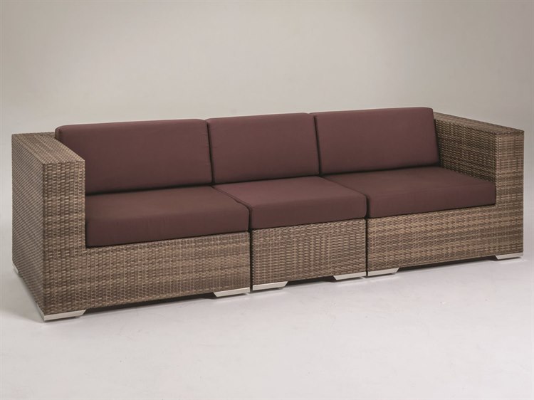 Tropitone Arzo Woven Cushion Sectional Lounge Set