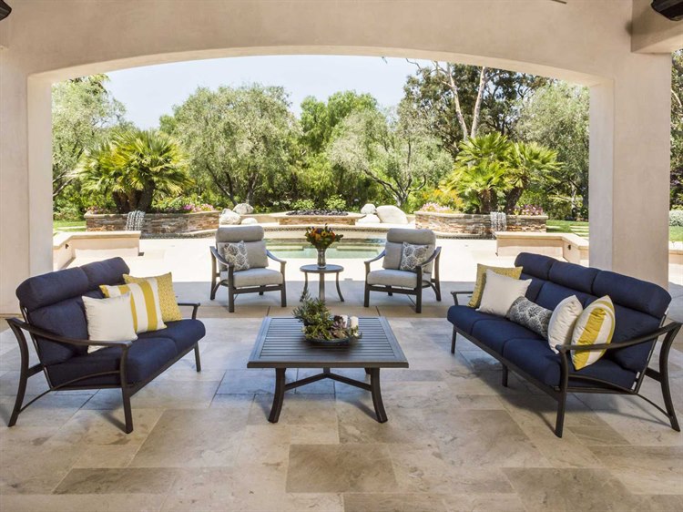 Tropitone Corsica Cushion Aluminum Patio Lounge Set