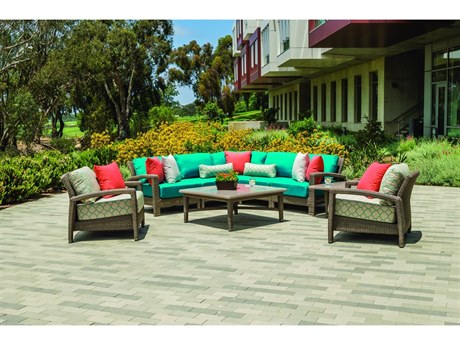 Tropitone Evo Woven Deep Seating Sectional Lounge Set