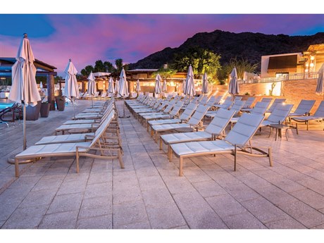 Tropitone Kor Padded Sling Aluminum Lounge Set