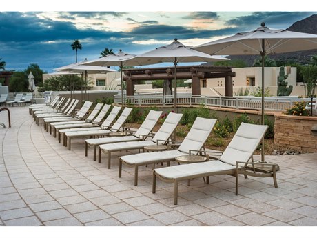 Tropitone Kor Padded Sling Aluminum Lounge Set