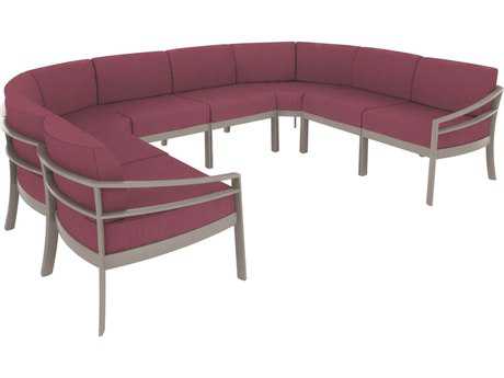 Tropitone Kor Cushion Aluminum Sectional Lounge Set