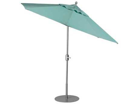 Tropitone Portofino II Aluminum 8' x 10' Oval Crank Auto Tilt Umbrella