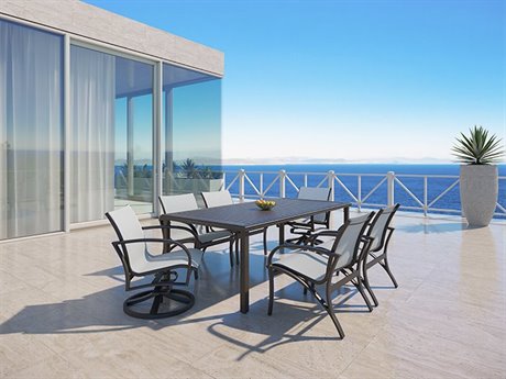 Tropitone Elance Relaxed Sling Aluminum Bistro Set | ELANCESDINSET2