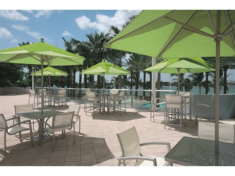 Tropitone South Beach Relaxed Sling Aluminum Dining Set