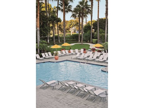 Tropitone South Beach Relaxed Sling Aluminum Lounge Set