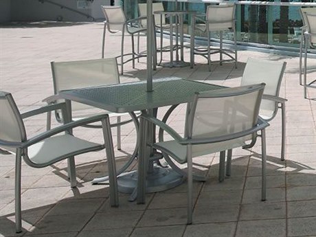 Tropitone South Beach Relaxed Sling Aluminum Dining Set