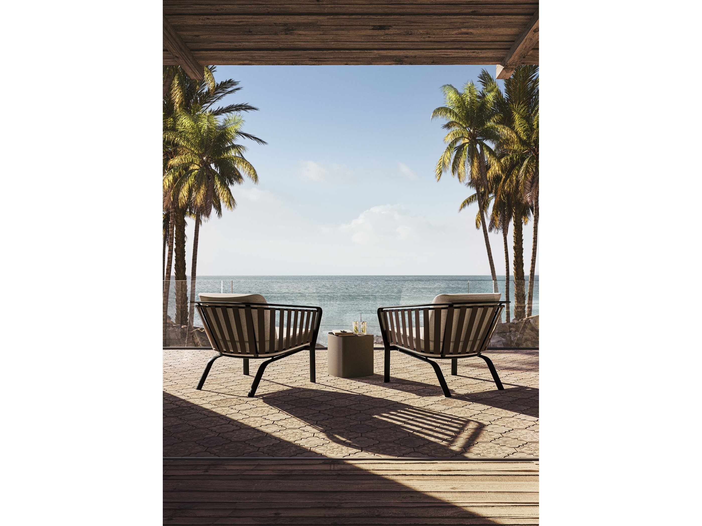 Tropitone Trelon Cushion Aluminum Lounge Set