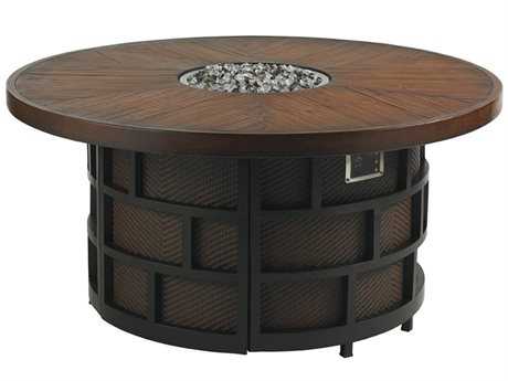 Tommy Bahama Outdoor Ocean Club Resort Aluminum 54'' Round Gas Fire Pit