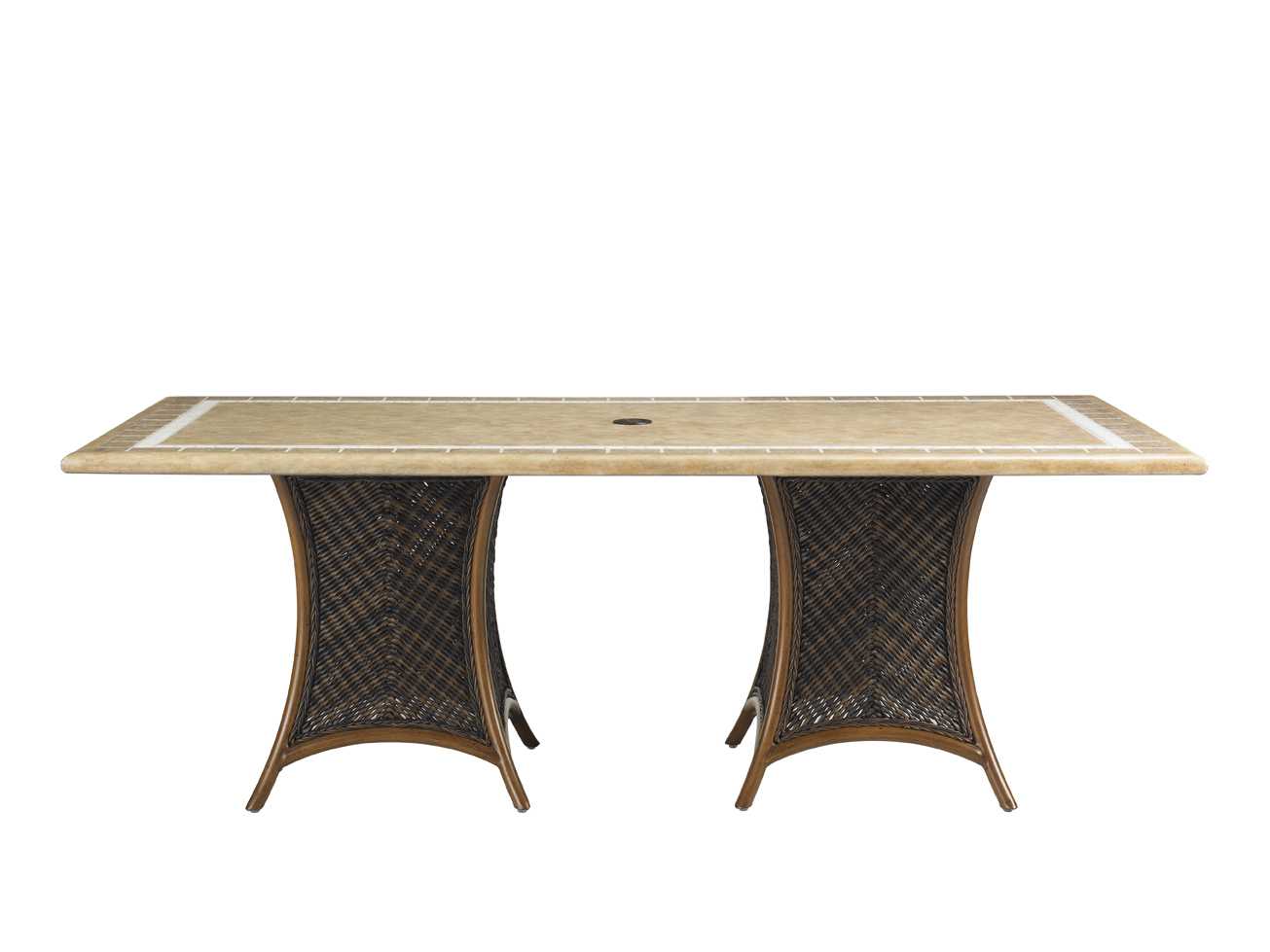 Tommy Bahama Outdoor Island Estate Lanai Wicker 84 X 44 Rectangular Weatherstone Dining Table Tommy Bahama Outdoor Island Estate Lanai Wicker 84 X 44 Rectangular Weatherstone Dining Table