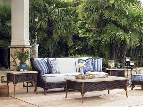 Tommy Bahama Outdoor Island Estate Lanai Wicker Lounge Set
