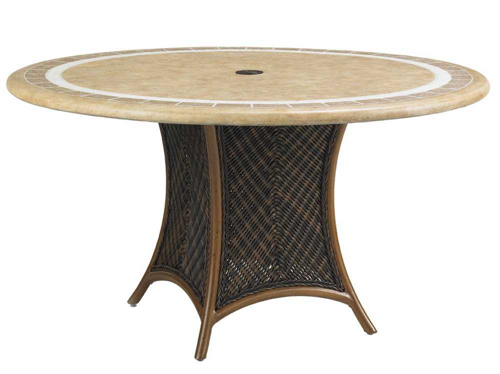 Tommy Bahama Outdoor Island Estate Lanai Wicker Dining ...