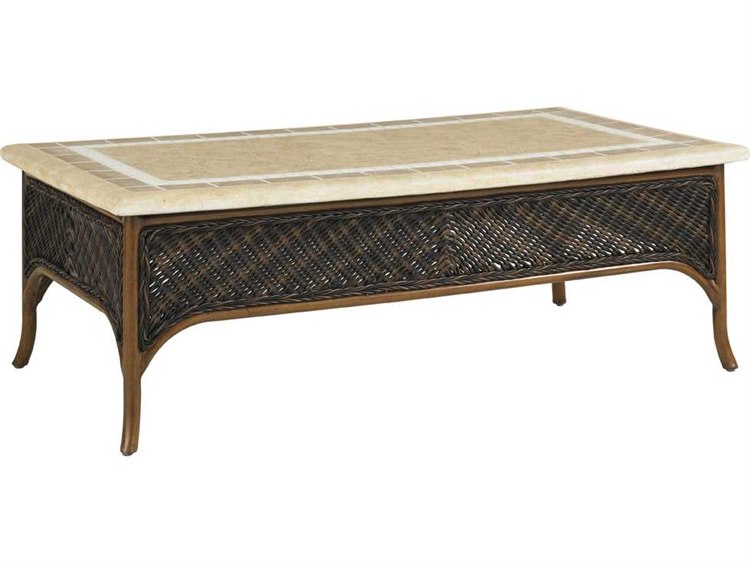 Tommy Bahama Outdoor Island Estate Lanai Wicker 54 X 30 Rectangular Weatherstone Coffee Table Tommy Bahama Outdoor Island Estate Lanai Wicker 54 X 30 Rectangular Weatherstone Coffee Table