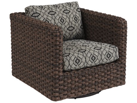 Tommy Bahama Outdoor Kilimanjaro Wicker Swivel Glider Lounge Chair