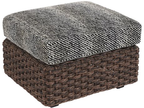 Tommy Bahama Outdoor Kilimanjaro Wicker Rich Tobacco Ottoman