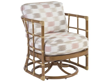 Tommy Bahama Outdoor Sandpiper Aluminum Wicker Bay Swivel Lounge Chair