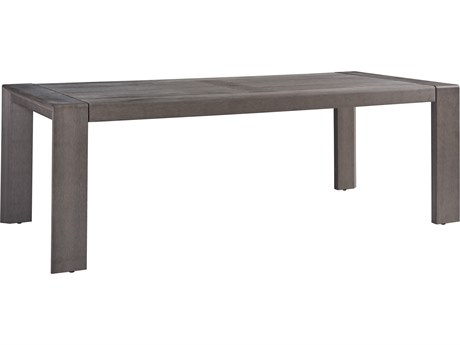 Tommy Bahama Outdoor Mozambique Synthetic Teak Taupe Rectangular Dining Table