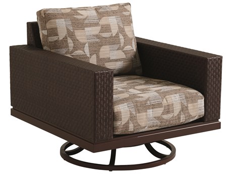 Tommy Bahama Outdoor Abaco Aluminum Wicker Swivel Lounge Chair