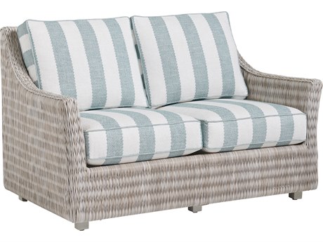 Tommy Bahama Outdoor Seabrook Aluminum Wicker Loveseat