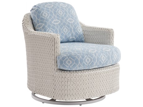 Tommy Bahama Outdoor Old Breeze Promenade Aluminum Wicker Occasional Swivel Lounge Chair