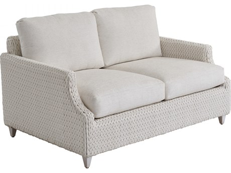Tommy Bahama Outdoor Old Breeze Promenade Aluminum Wicker Loveseat