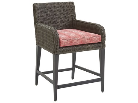 Tommy Bahama Outdoor Cypress Point Ocean Terrace Wicker Counter Stool