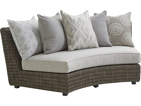 Tommy Bahama Outdoor Cypress Point Ocean Terrace Wicker Armless Sofa