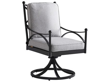 Tommy Bahama Outdoor Pavlova Aluminum Swivel Rocker Dining Arm Chair