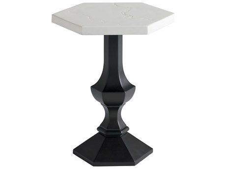 Tommy Bahama Outdoor Pavlova Aluminum Hexagonal Accent Table