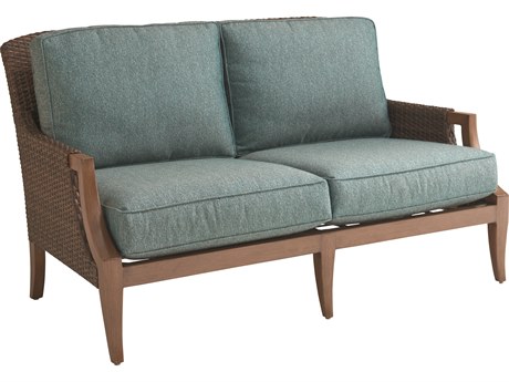 Tommy Bahama Outdoor Harbor Isle Aluminum Wicker Loveseat