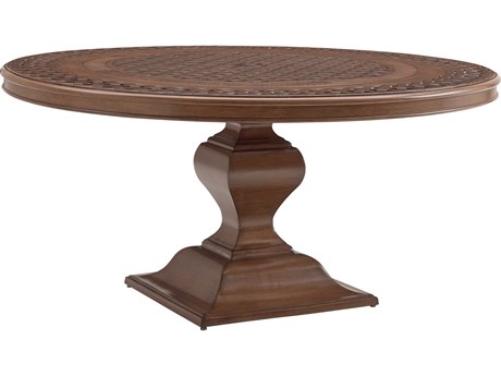 Tommy Bahama Outdoor Harbor Isle Aluminum Round Dining Table