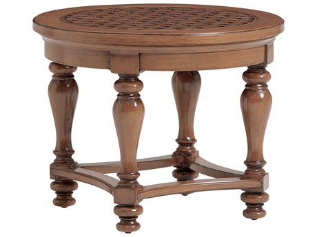 Tommy Bahama Outdoor Harbor Isle Aluminum Round End Table