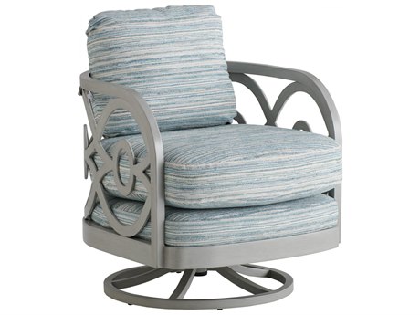 Tommy Bahama Outdoor Silver Sands Aluminum Occasional Swivel Lounge Chair