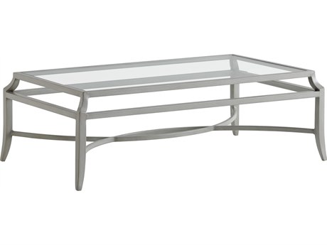 Tommy Bahama Outdoor Silver Sands Aluminum Rectangular Coffee Table